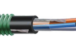 Fibra óptica armadura metálica