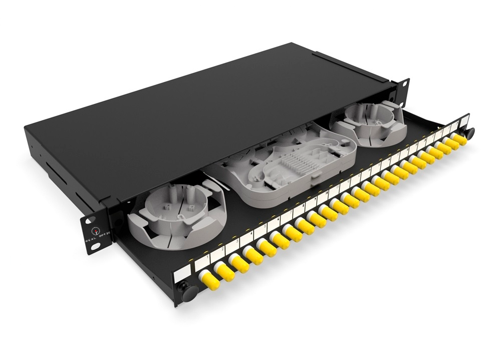 Bandeja Fibra Óptica Montaje Rack